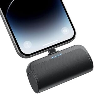 Small Portable Charger 5200mAh for iPhone, Ultra Compact 20W PD Fast Charging Power Bank,Cute Mini Battery Pack Backup Charger Compatible with iPhone 14/14 Pro Max/13/13 Pro Max/12//11/XR/XS/X/8/7/6
