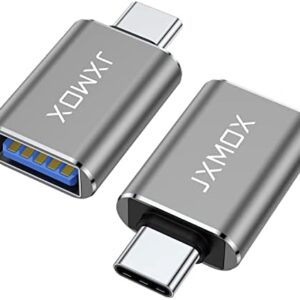USB C to USB Adapter [2-Pack], Thunderbolt 3 to USB 3.0 OTG Adapter Compatible with MacBook Pro,Chromebook,Pixelbook,Microsoft Surface Go,Samsung Galaxy S8 S9 S10 S20 S21 S22 Ultra Plus,Note 9 10 20