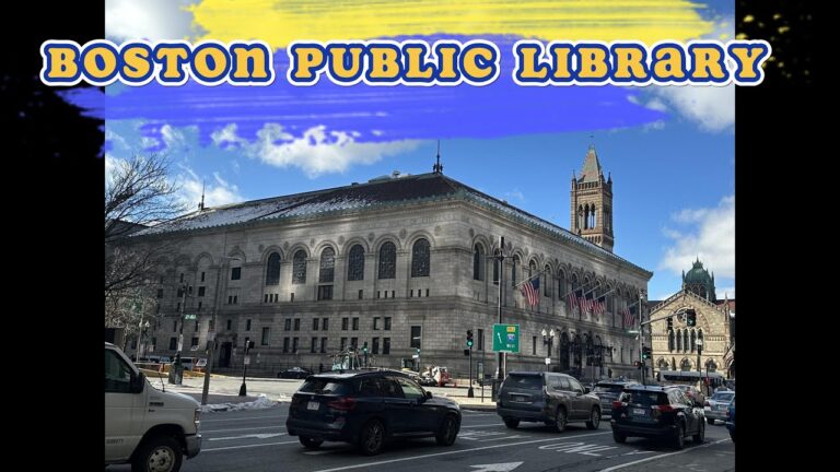 Boston Public Library Tour